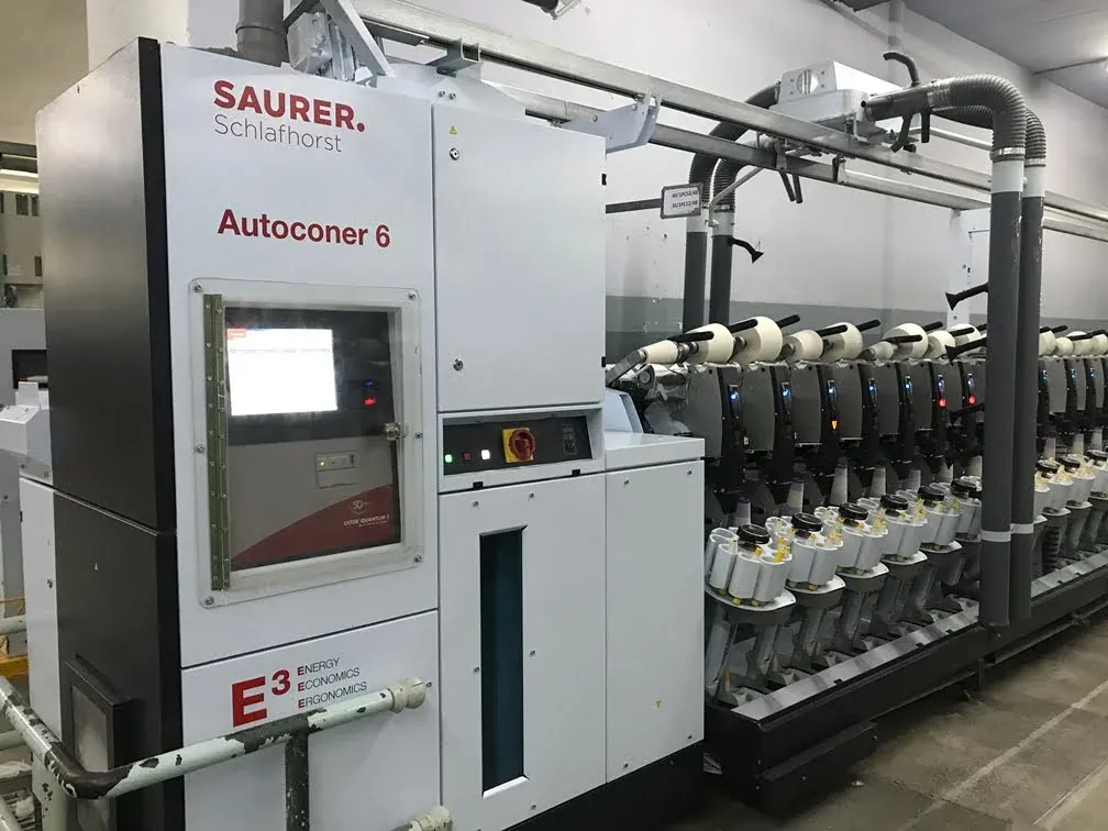 Autoconer at AKR Spinning Mills