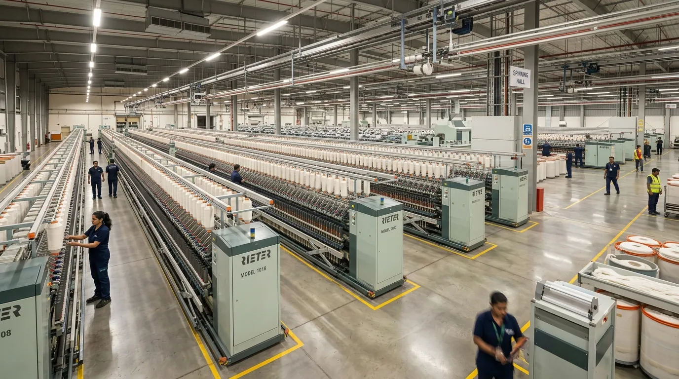 AKR Spinning Mills process floor